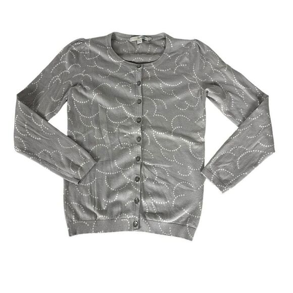 Boden Sweaters - Boden Gray Crewneck Button Front Cardigan size 4